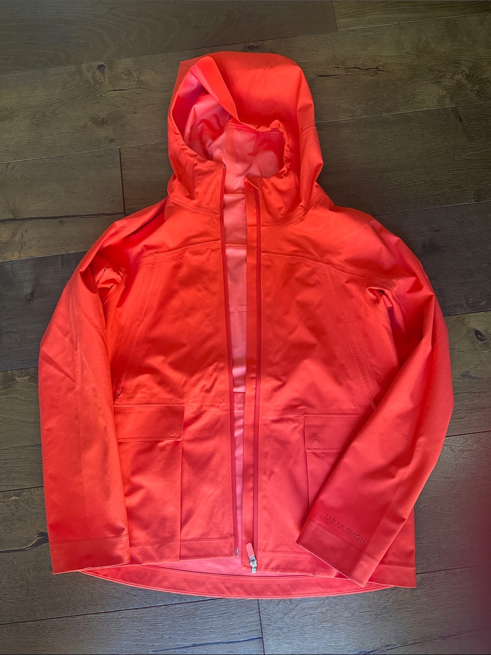 Lululemon Orange Rain Jacket - Shell